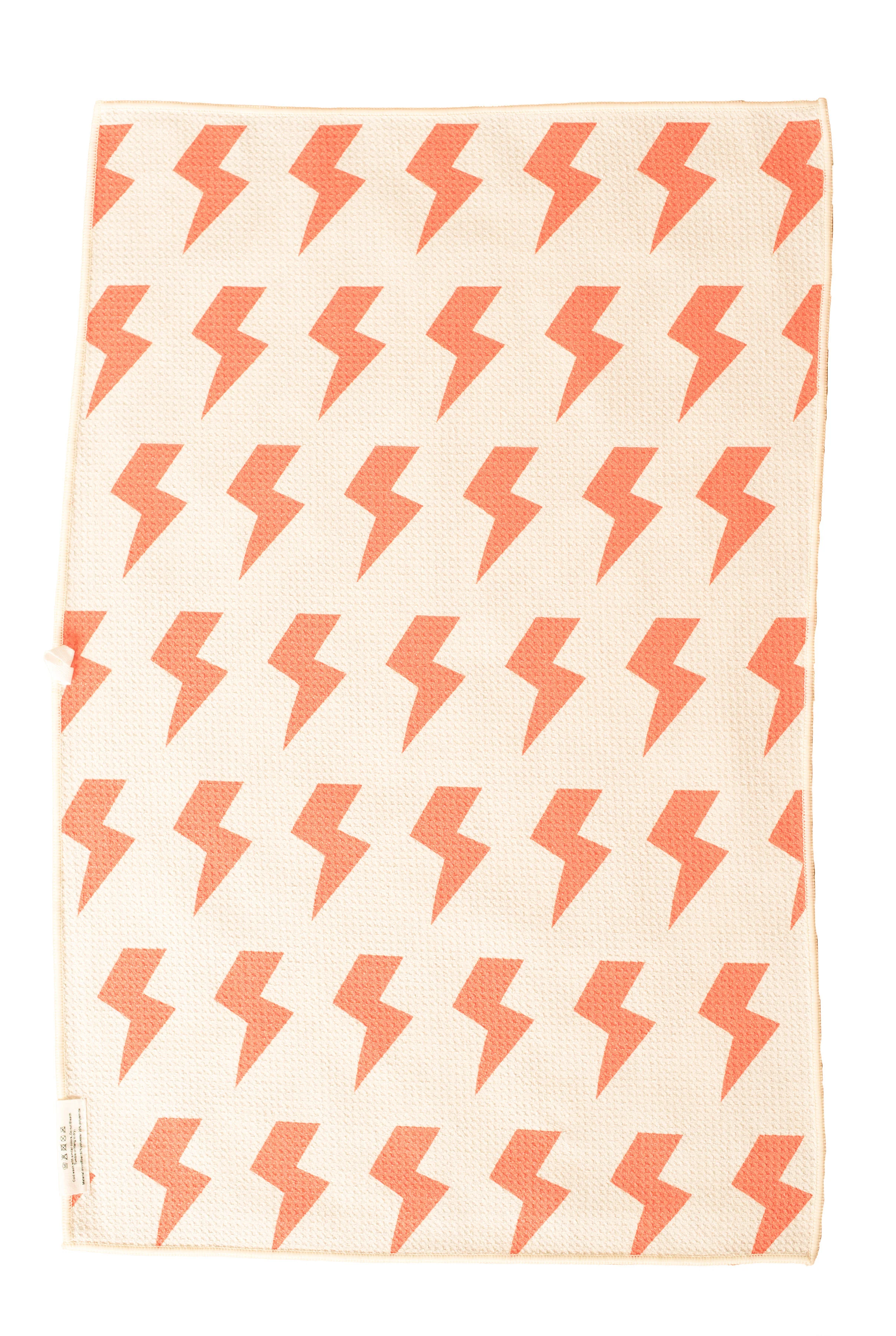 Aqua Daisy Reversible Hand Towel - Image 3