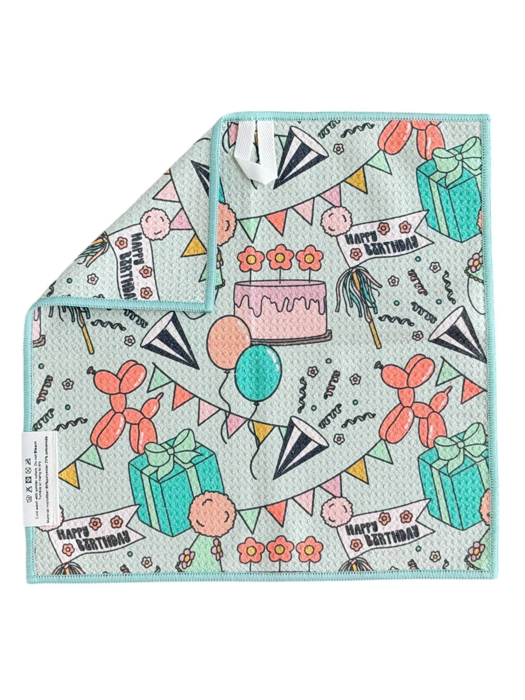 Born To Party: Double-Sided Washcloth - Image 2