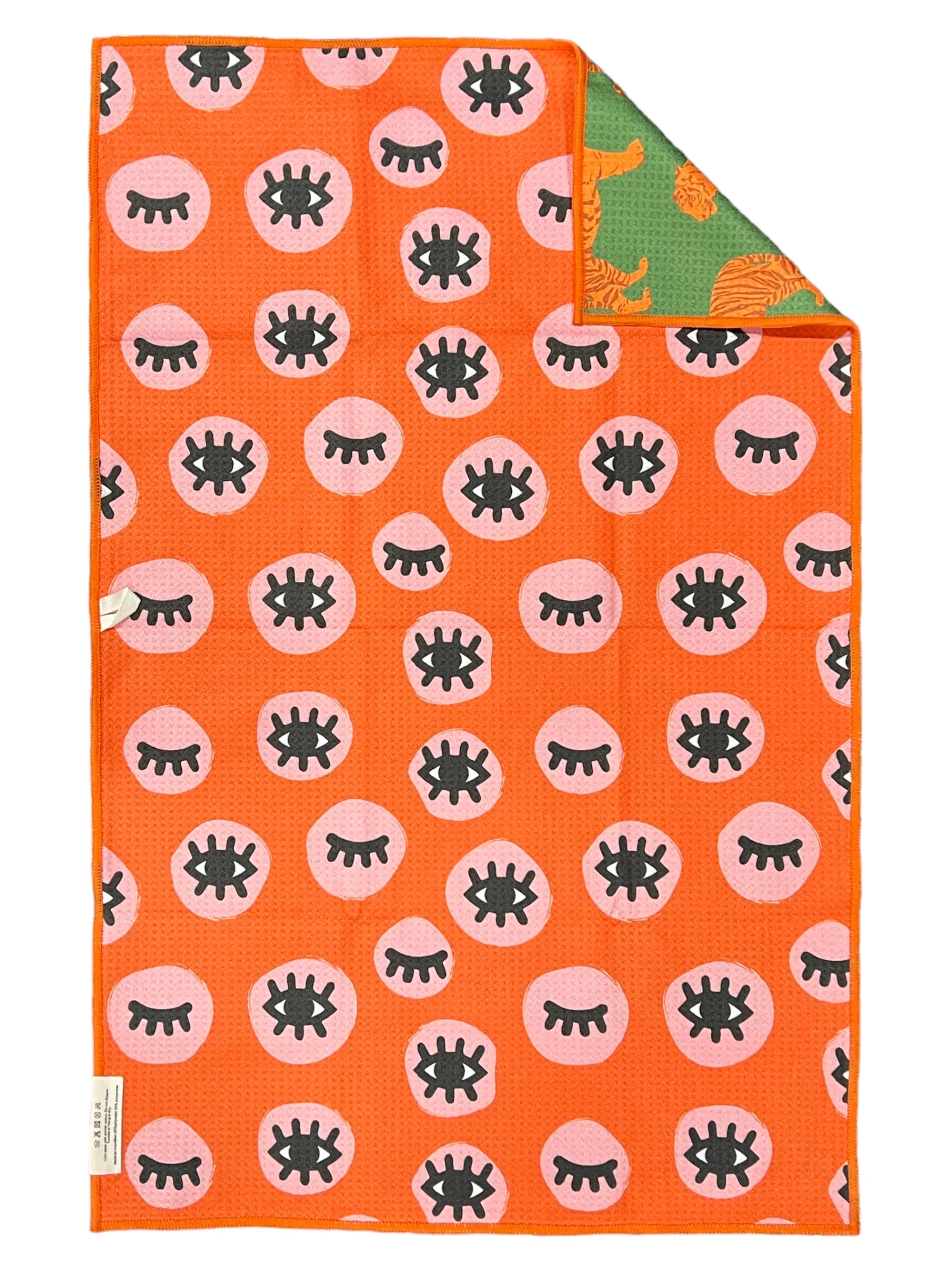Eye of the Tiger Reversible Hand Towel - Image 3
