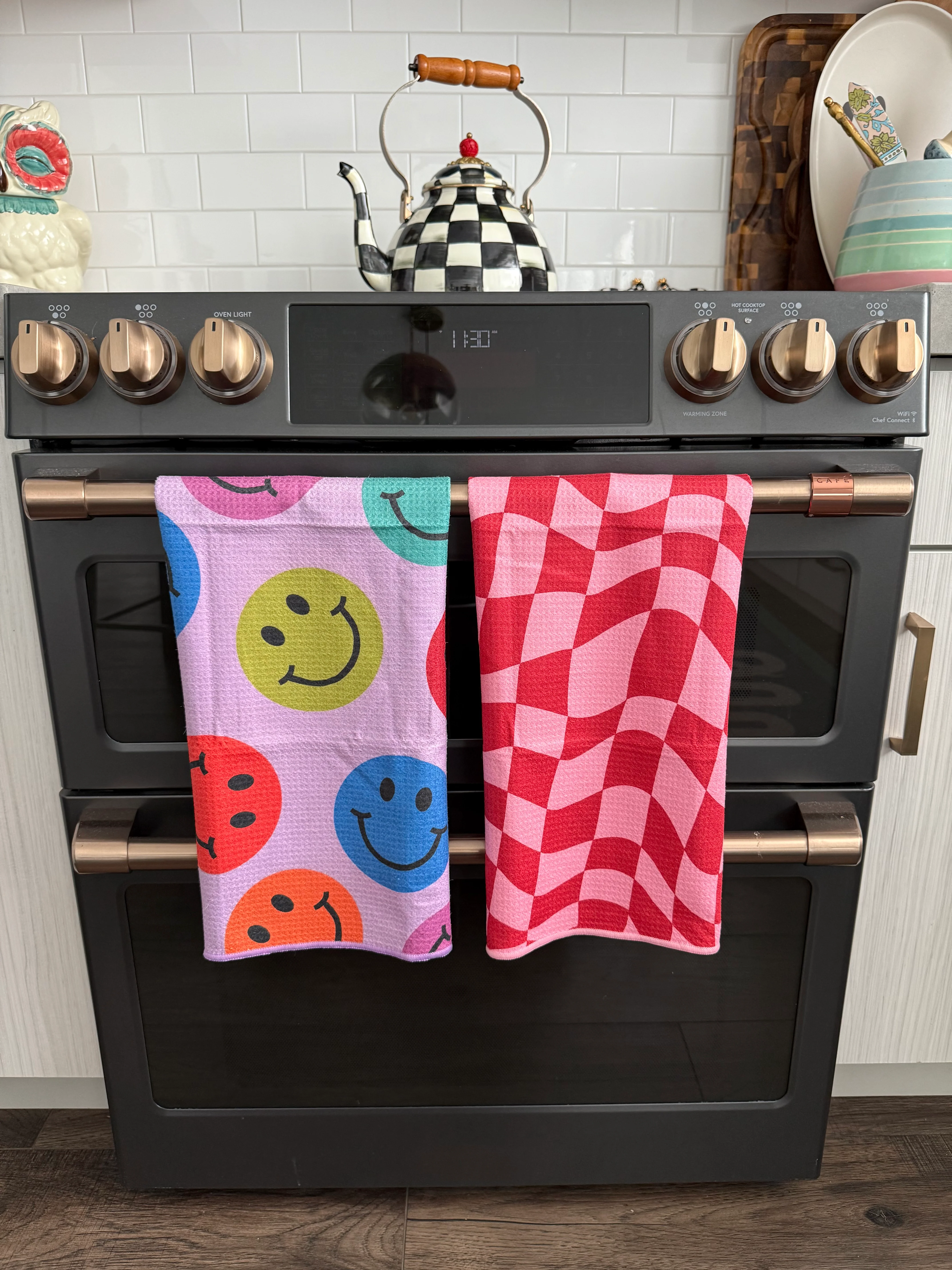 Happy Life: Double-Sided Hand Towel - Image 3