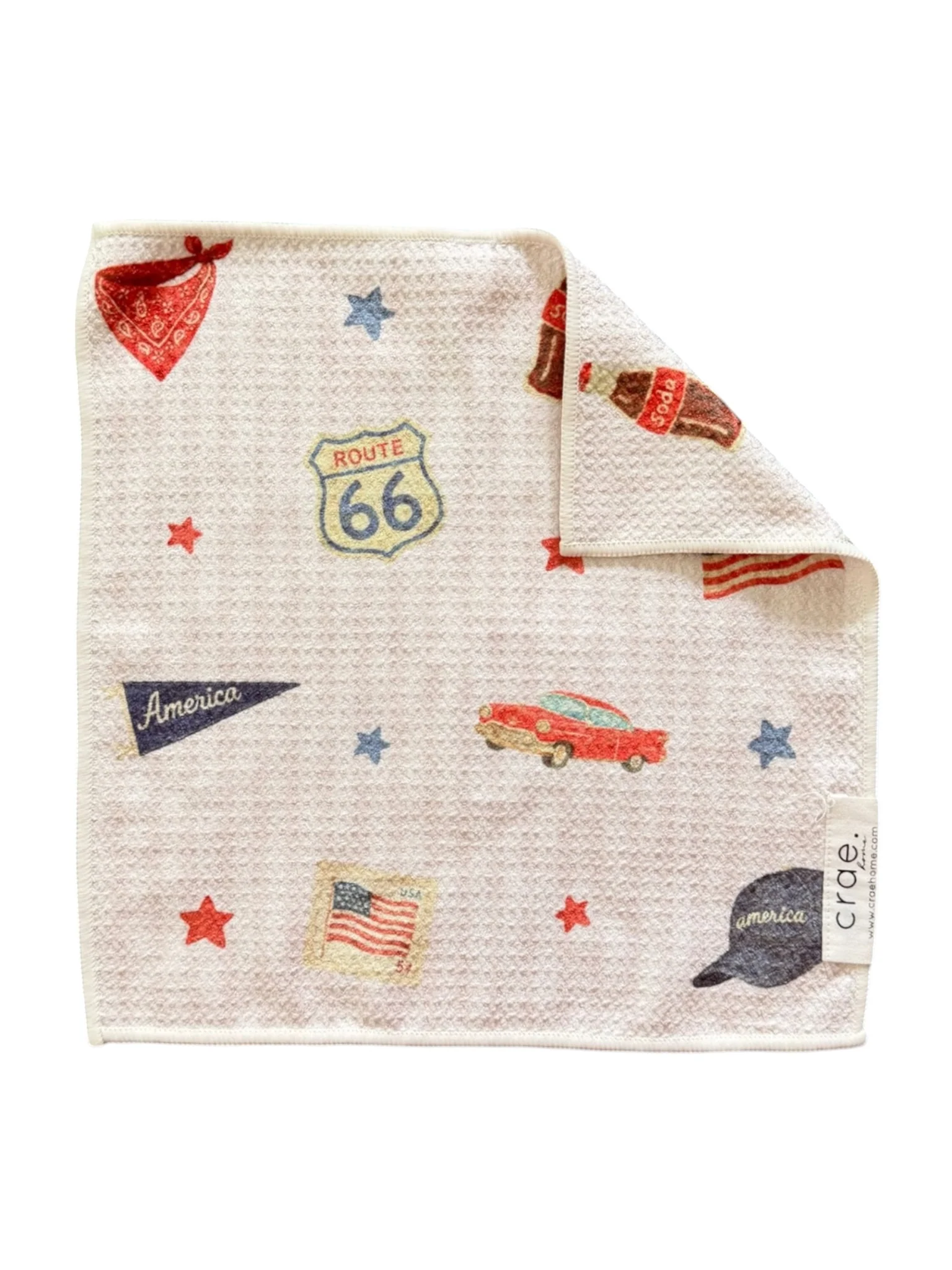 Highway Roadtrip: Double-Sided Washcloth