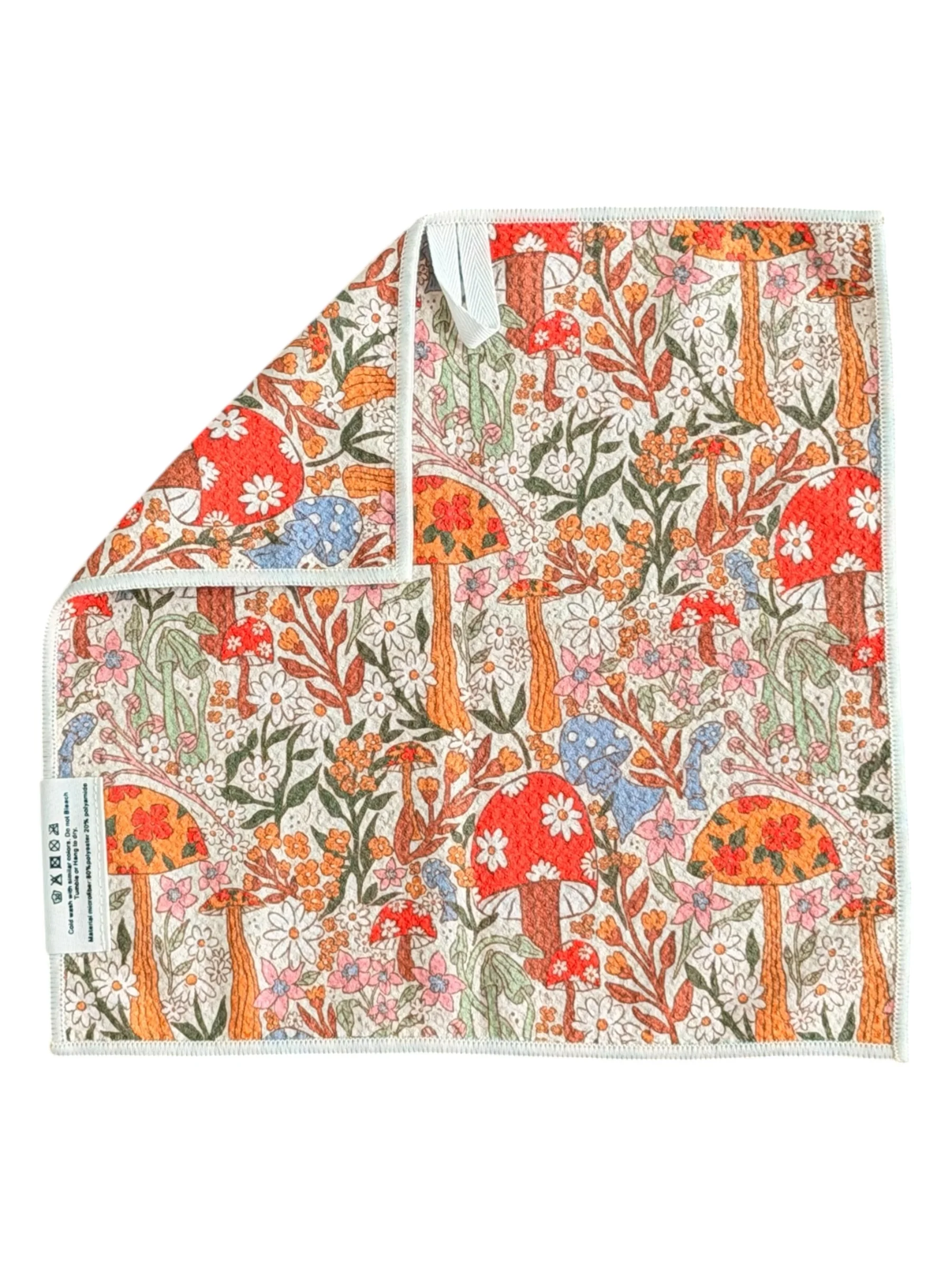 Mushroom Meadows: Double-Sided Washcloth - Image 2