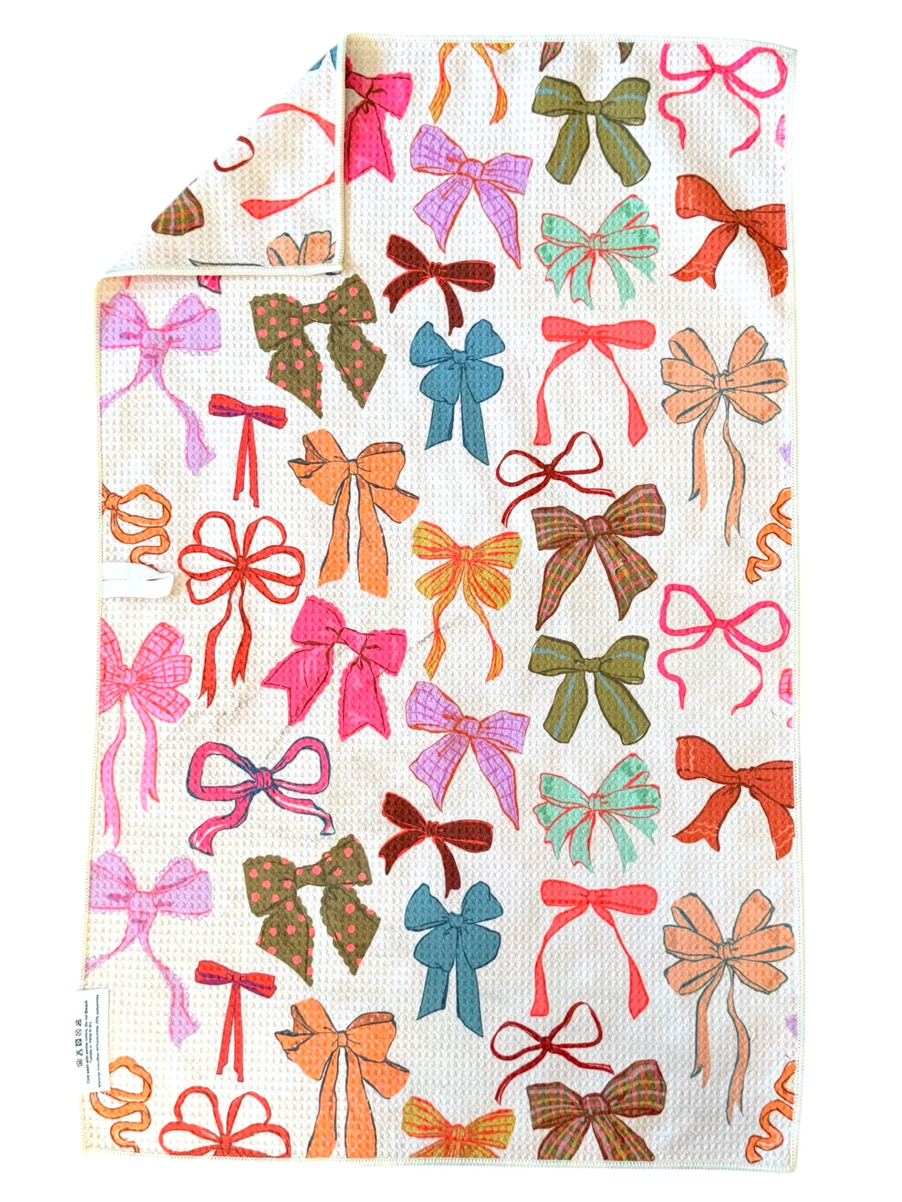 Perfectly Tied: Double-Sided Hand Towel - Image 2