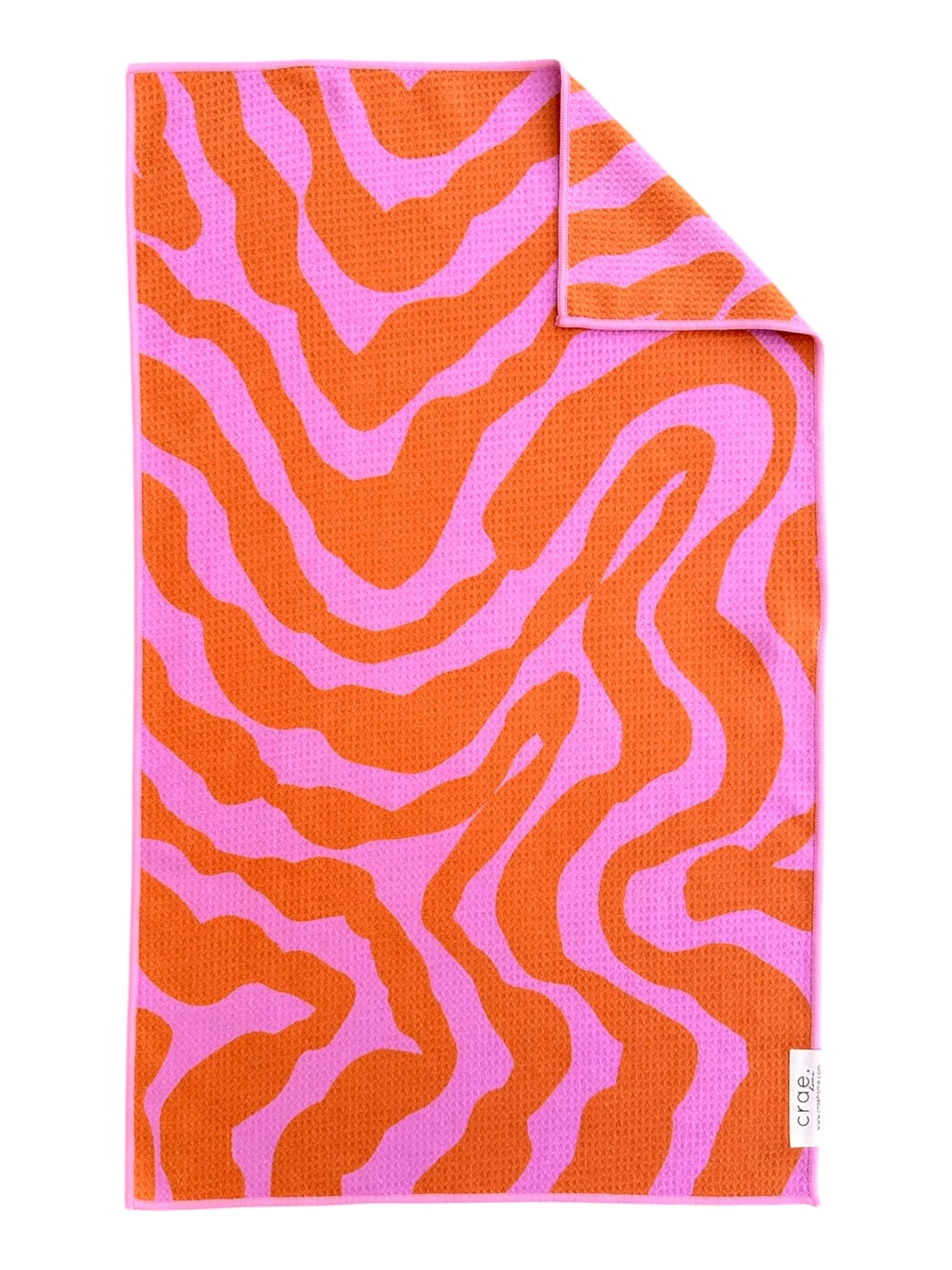 Pink Lemonade Swirl: Double-Sided Hand Towel
