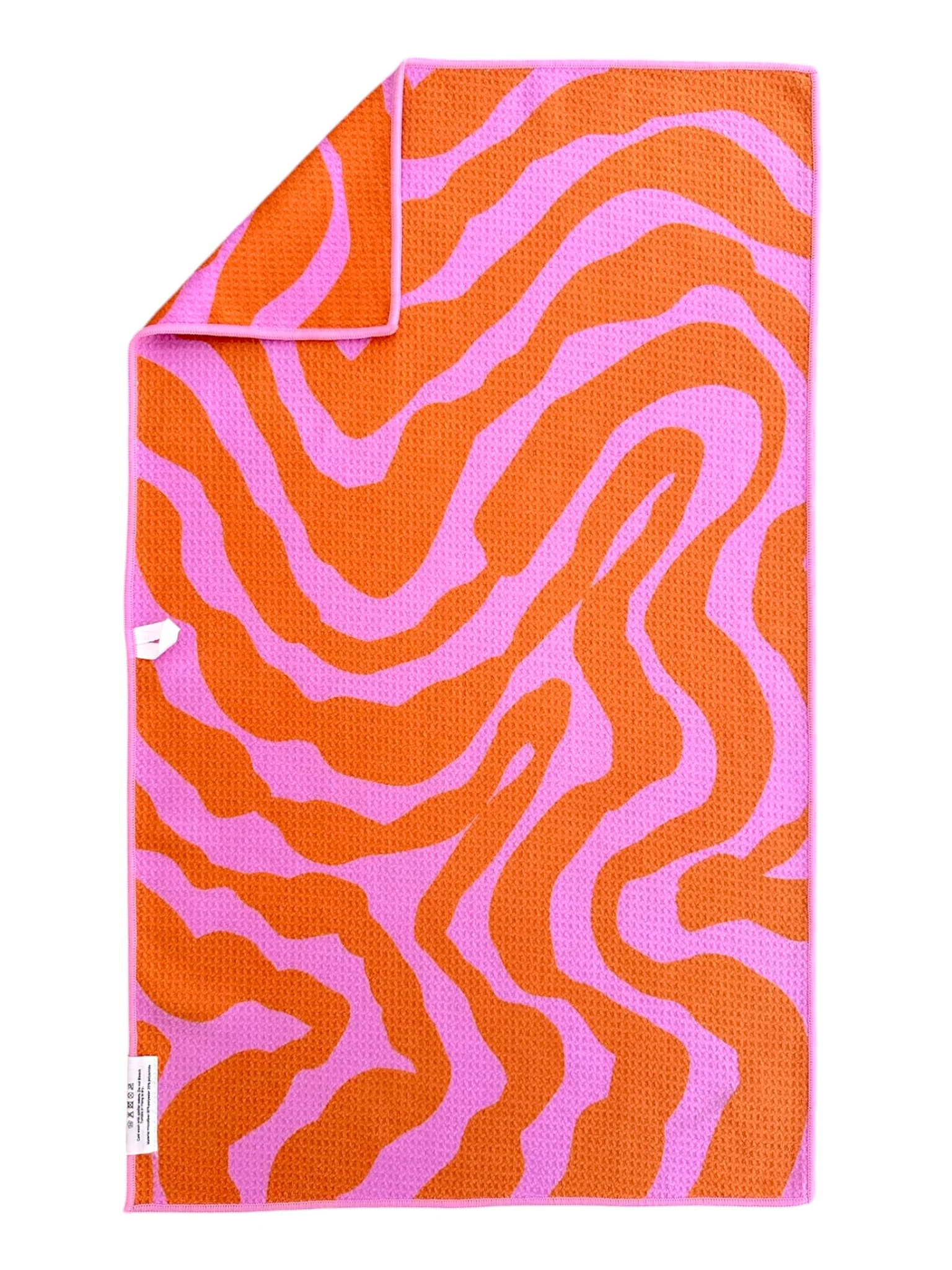 Pink Lemonade Swirl: Double-Sided Hand Towel - Image 2