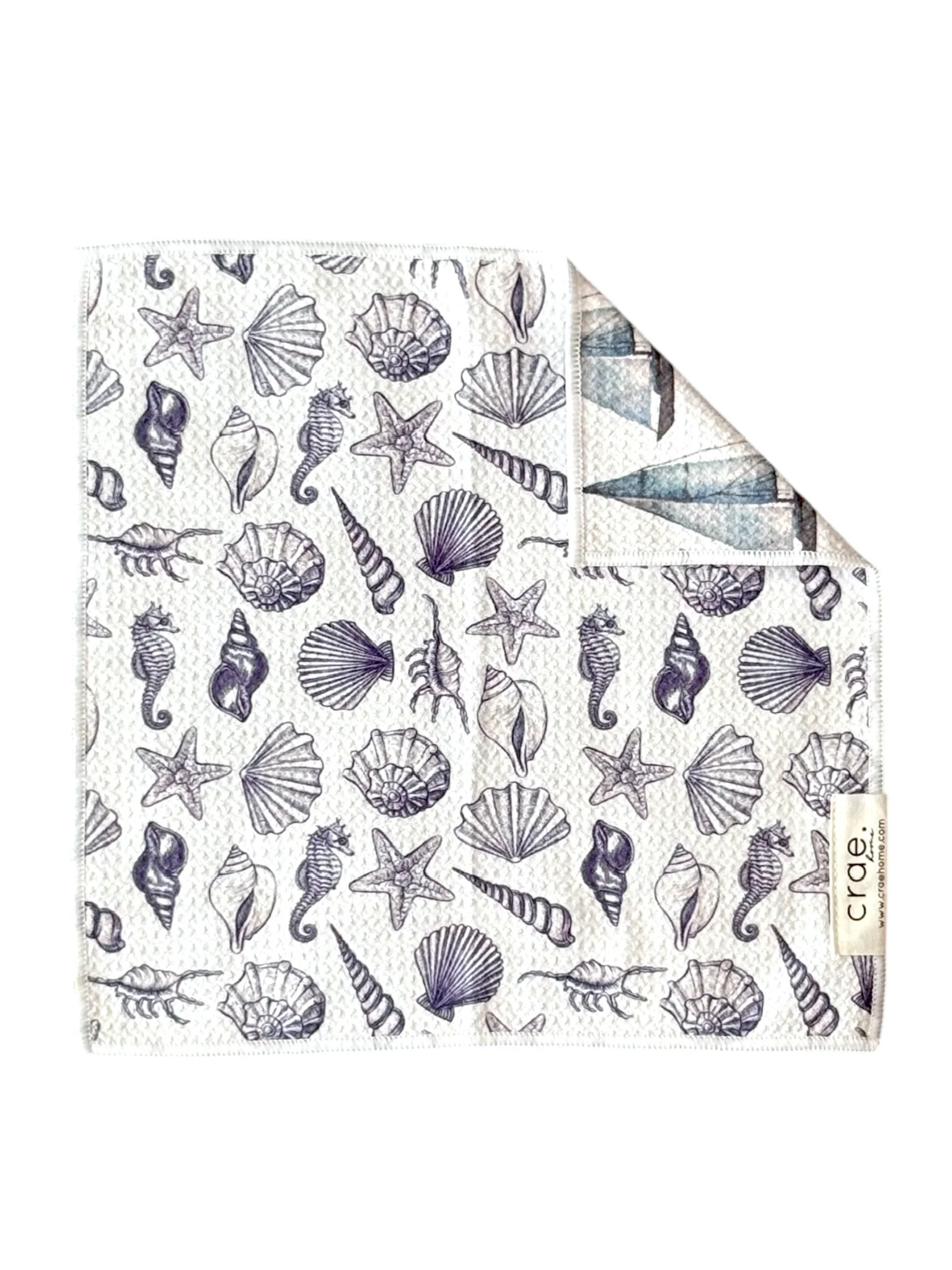 Sea Sail: Reversible Washcloth