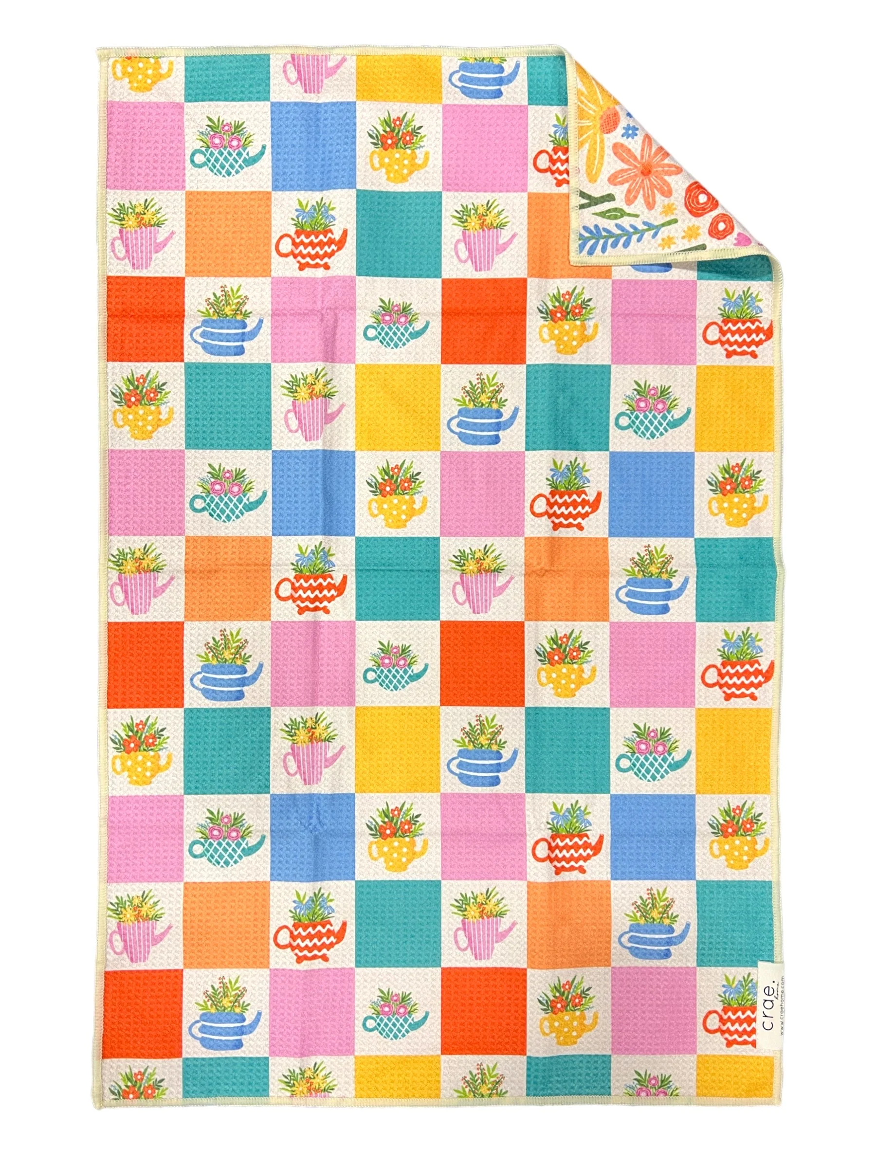 Tea Garden Reversible Hand Towel - Image 2