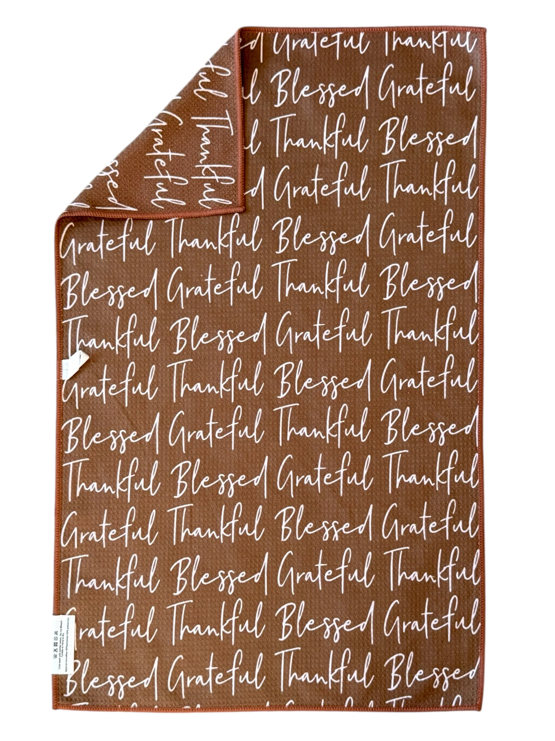 Thankful: Double-Sided Hand Towel - Image 2