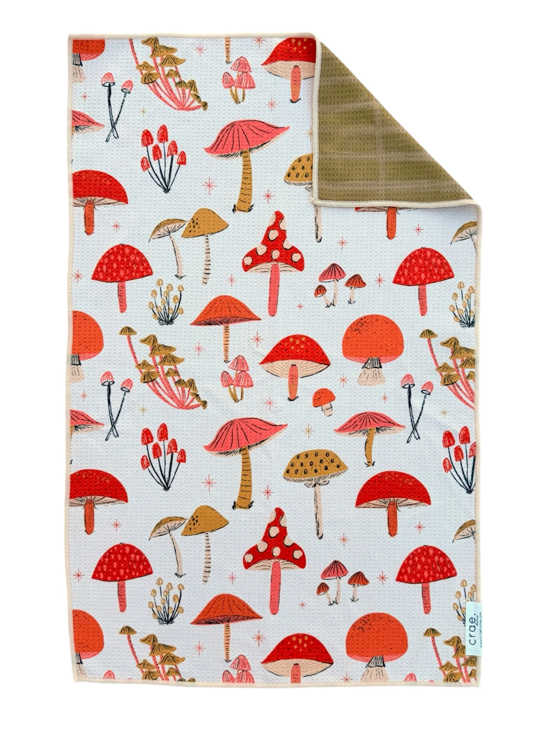Toadstool Tales: Reversible Hand Towel - Image 2